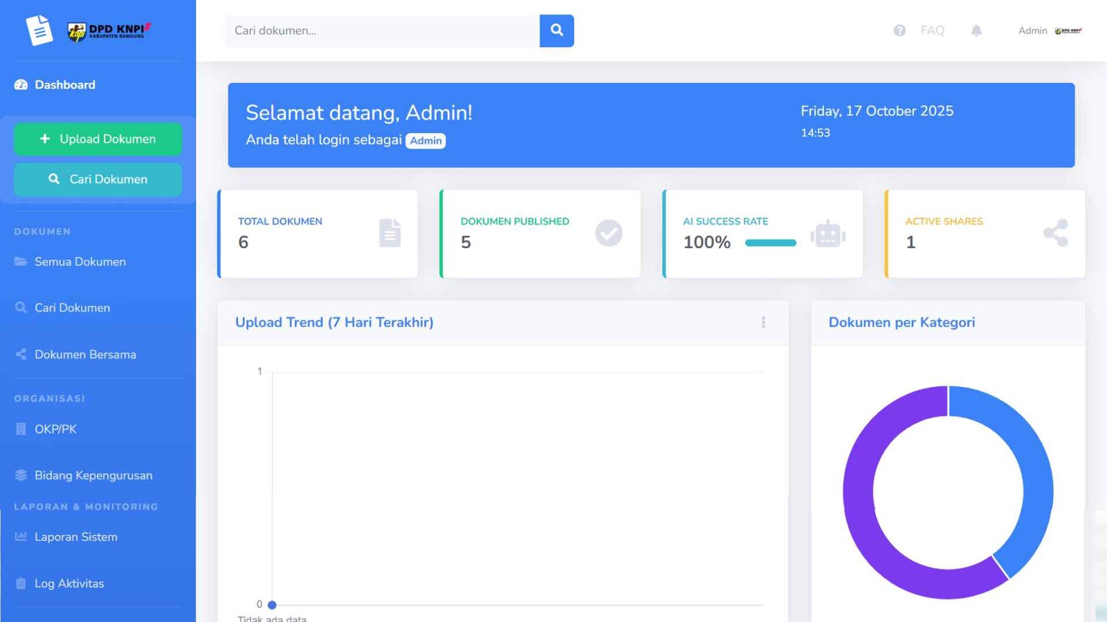 Sistem Manajemen Dokumen Digital dengan Auto-Tagging (Laravel + Hugging Face)