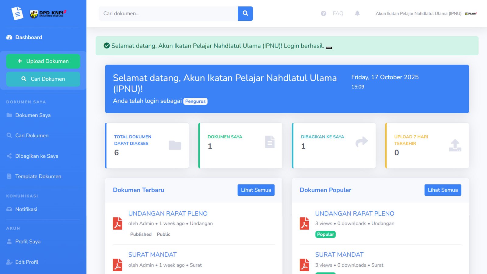 Sistem Manajemen Dokumen Digital dengan Auto-Tagging (Laravel + Hugging Face)